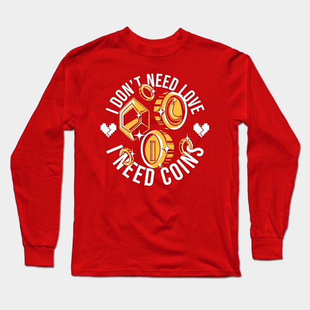 I need Coins Long Sleeve T-Shirt by andrefellip